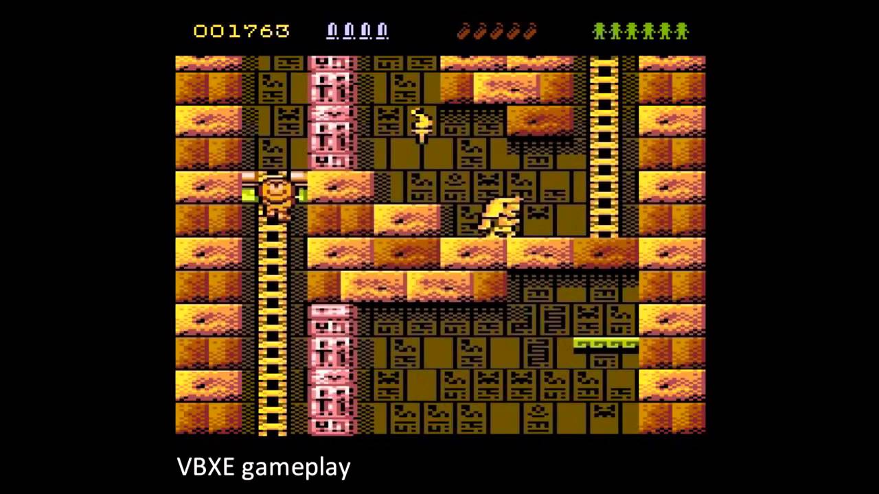Atari 8-bit Rick Dangerous Gameplay Trailer #1