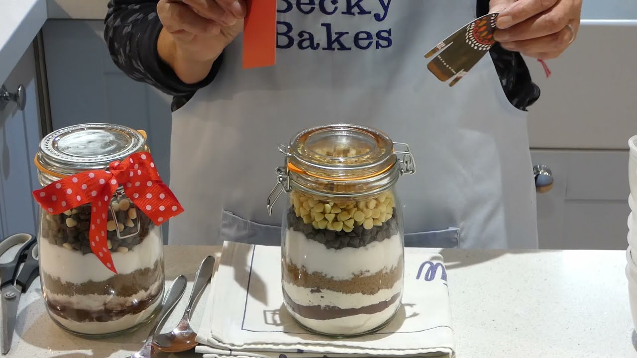 Becky Bakes... Brownie in a Jar (GREAT gift idea)