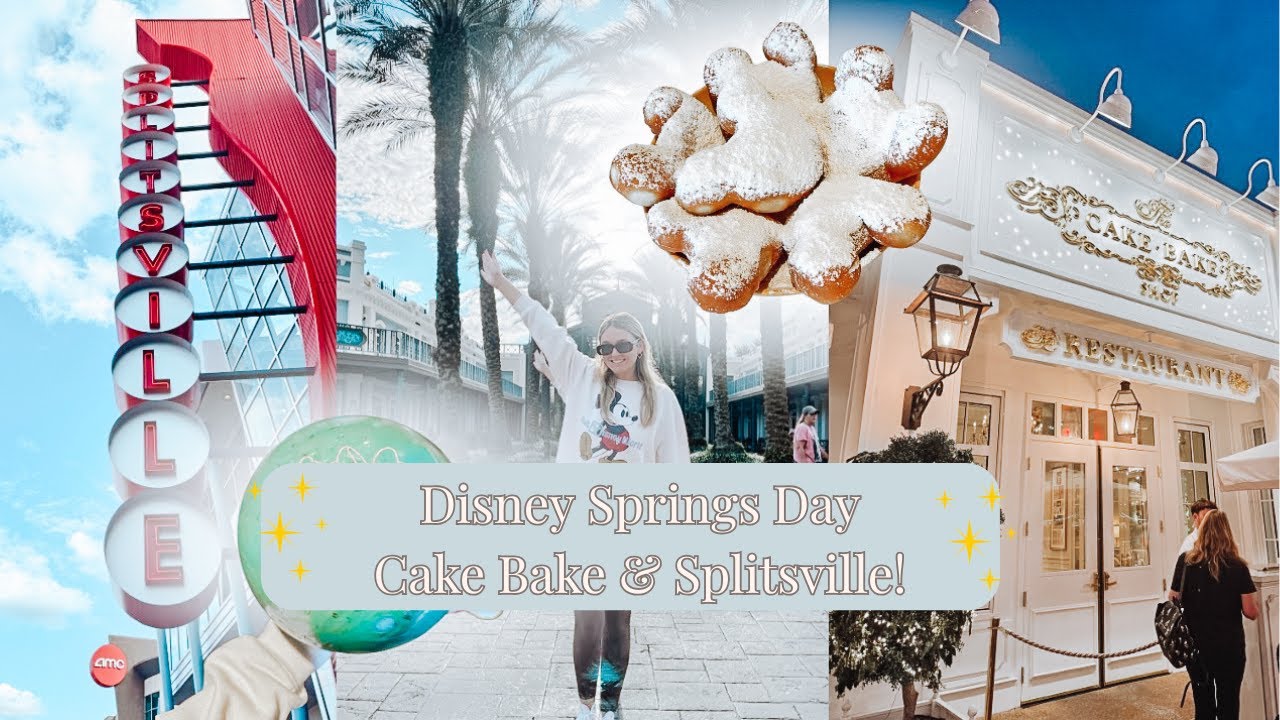 A Magical Day at Disney Springs | Bowling, Beignets & Cake Bake Shop!