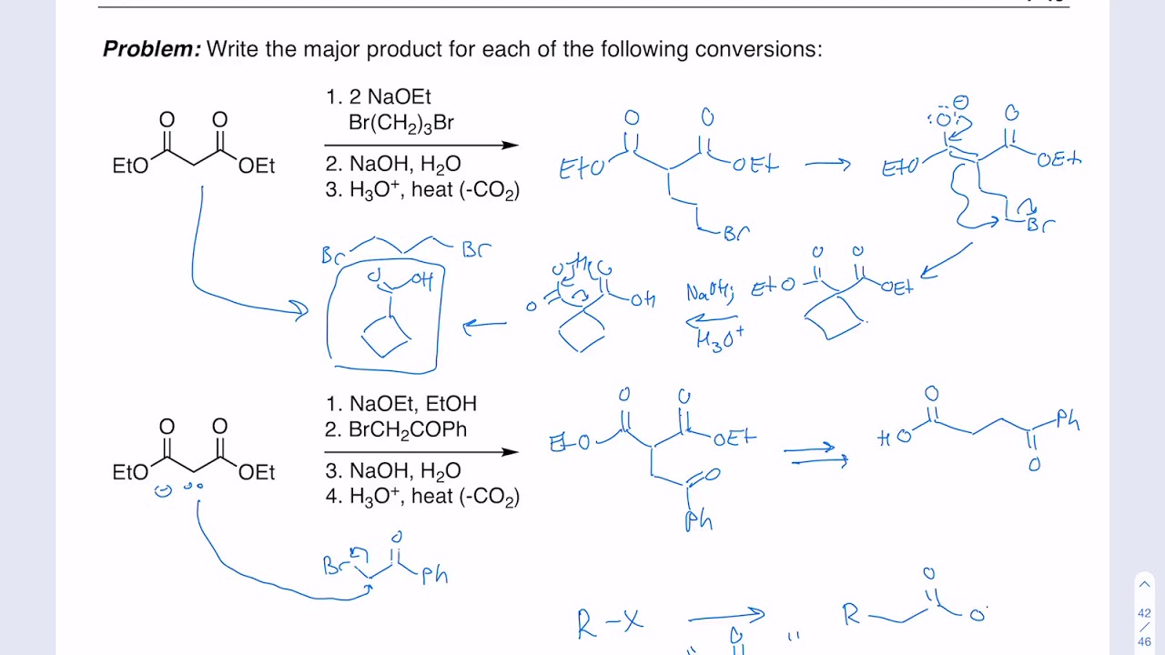 Malonic Ester Synthesis