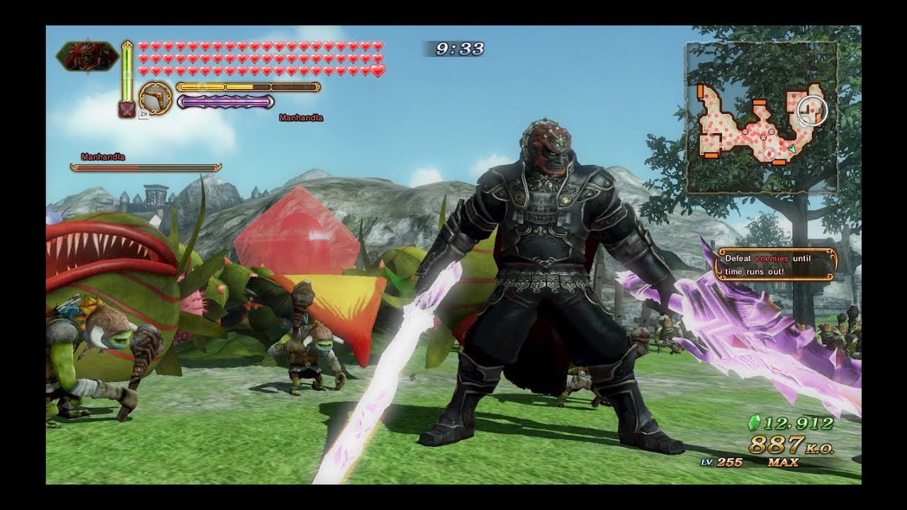 Hyrule Warriors: Definitive Edition - The Demon King Ganondorf Gameplay - Brave Battle LV.3