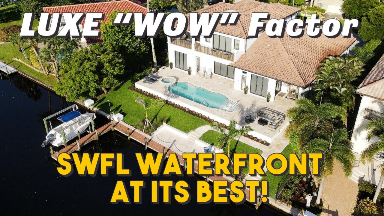 A Total &ldquo;WOW&rdquo; FACTOR! Deepwater direct boating access SW Florida luxury home.