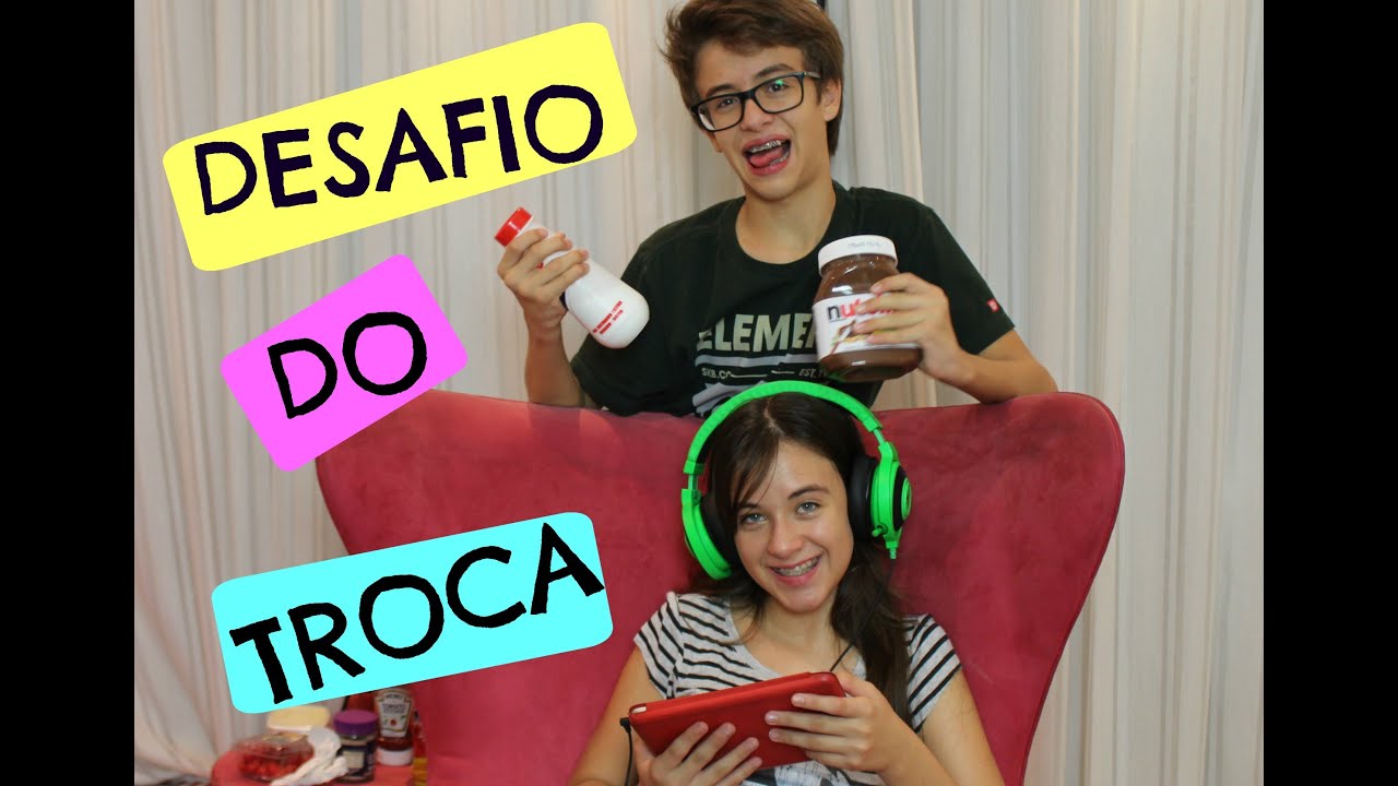 DESAFIO DO TROCA # 2 Carol e Rick Santina