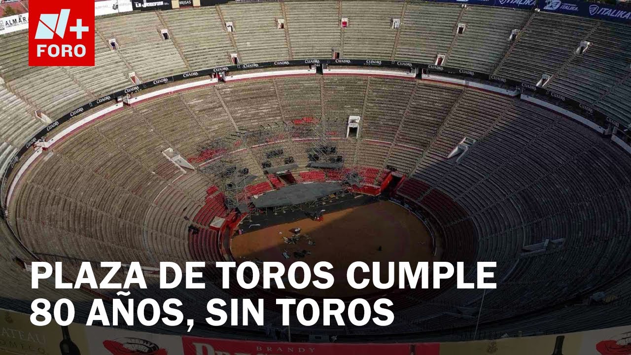 Plaza de Toros celebra 80 años y festejo será sin toros: “Es una pena”, dicen comerciantes