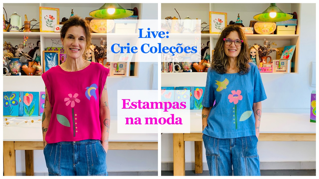LIVE: Crie coleções - Estampas na moda