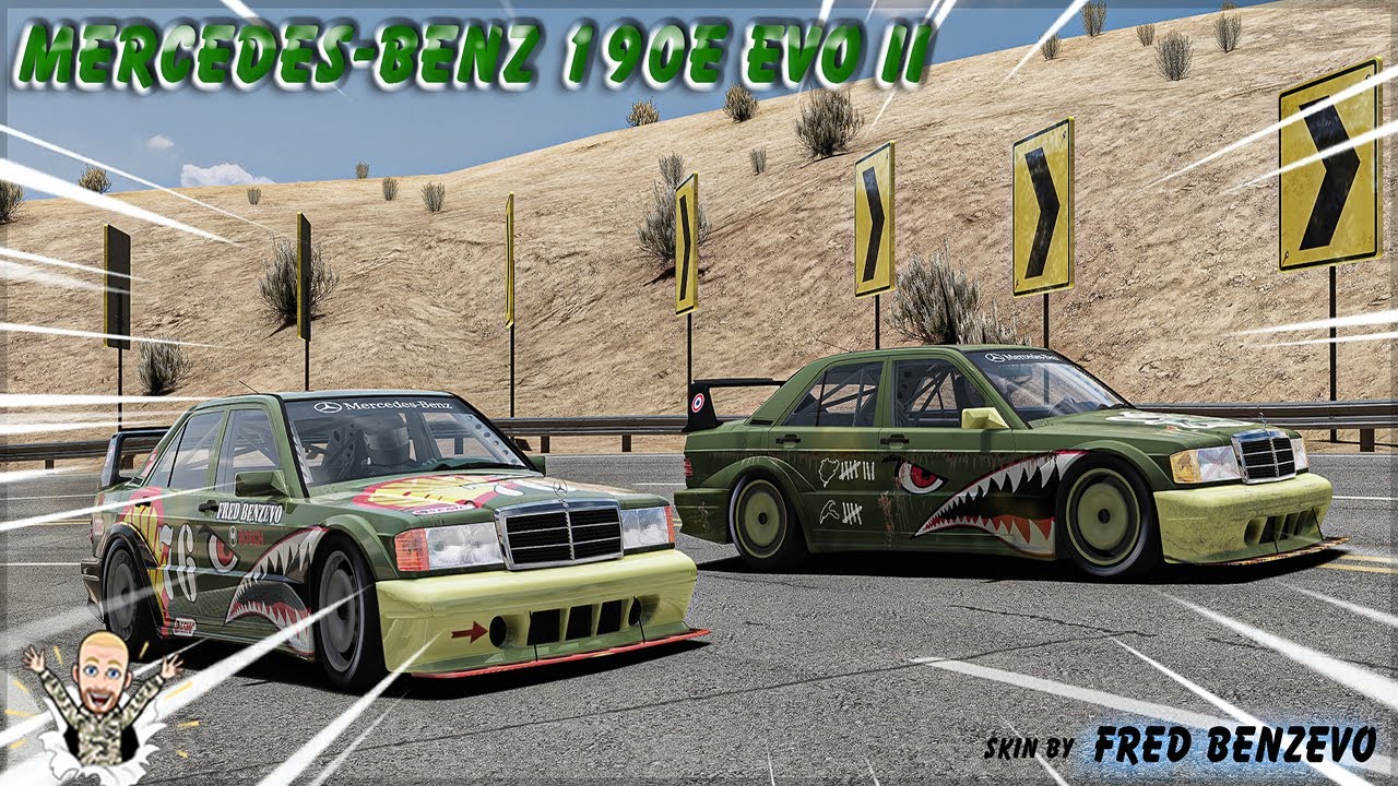 AC  Mercedes-Benz 190E EVO II Skin by @fredbenzevo