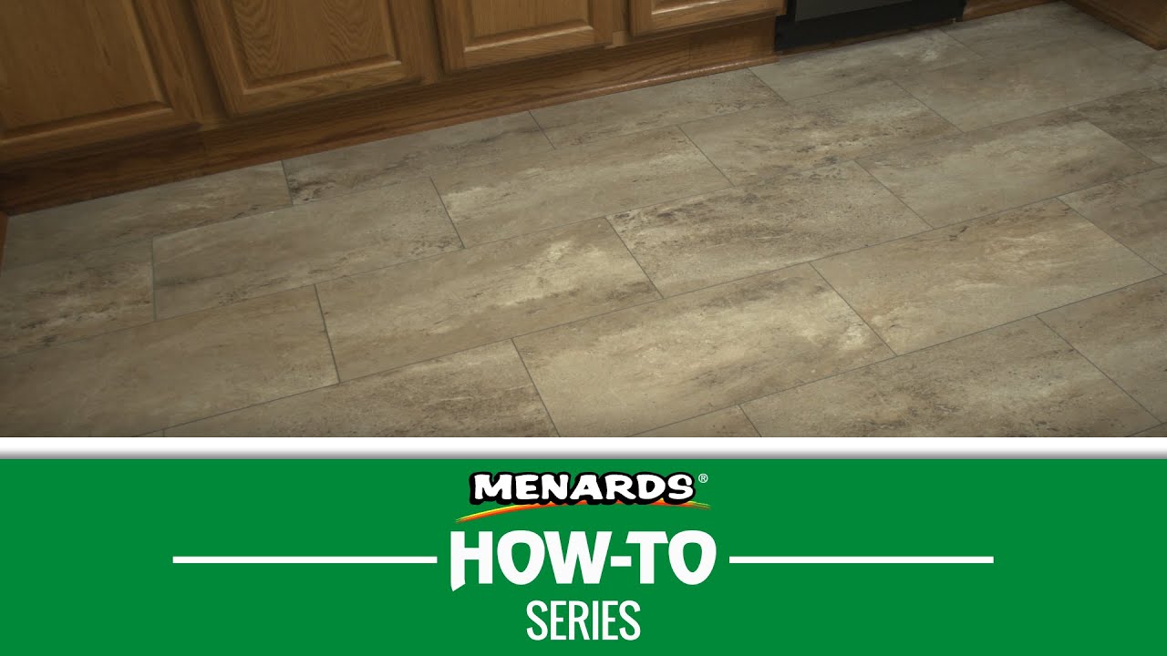 How To Install Luxury Vinyl Tile | Menards Kitchen Remodel