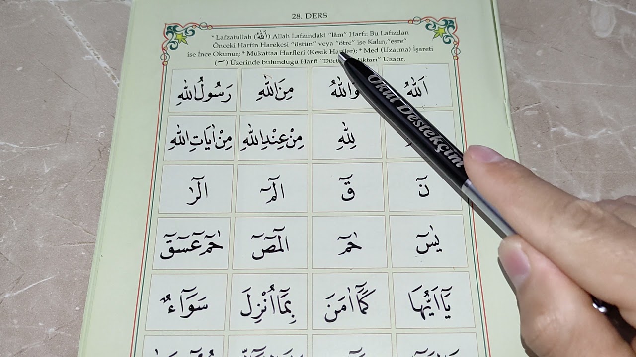 Diyanet Elif Ba | 28.Ders