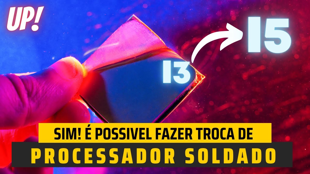 Troca de Processador Notebook Dell - CPU upgrade I3 para I5 7° geração