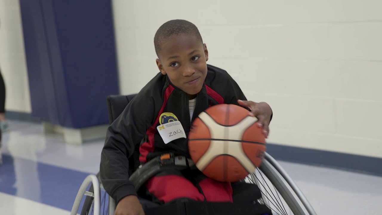 Mott Children's Wheelchair Basketball a Slam Dunk for Kids with Disabilities