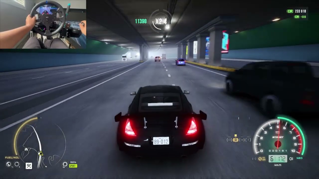 CarX Street- Driving 350Z in traffic