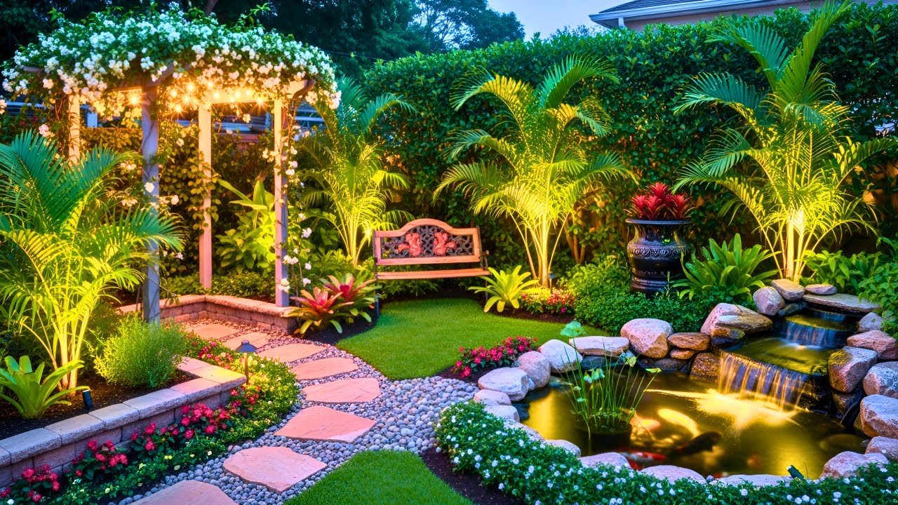 🌴Tropical Garden Ideas for Small Backyards | Build Your Own Oasis 🌺🌴