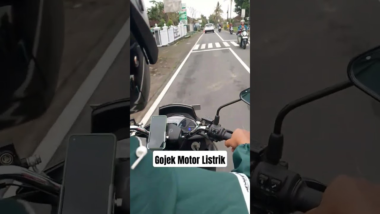 Dapet Gojek Motor Listrik nyaris tanpa bunyi 😂 #gojek #gojekindonesia #gojekdriver #gojekonline