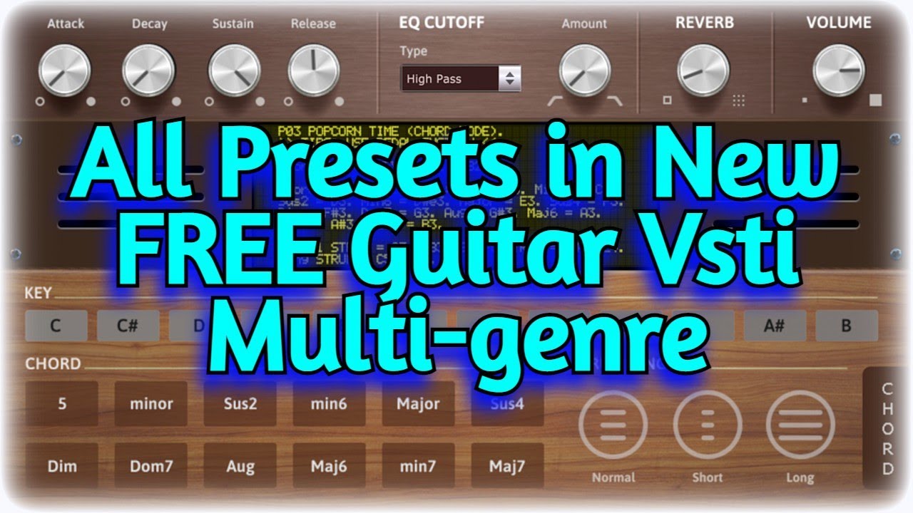 New FREE GUITAR VST Instrument by Agus Hardiman - Monster Guitar V2 (Midi Plugin) - All Presets