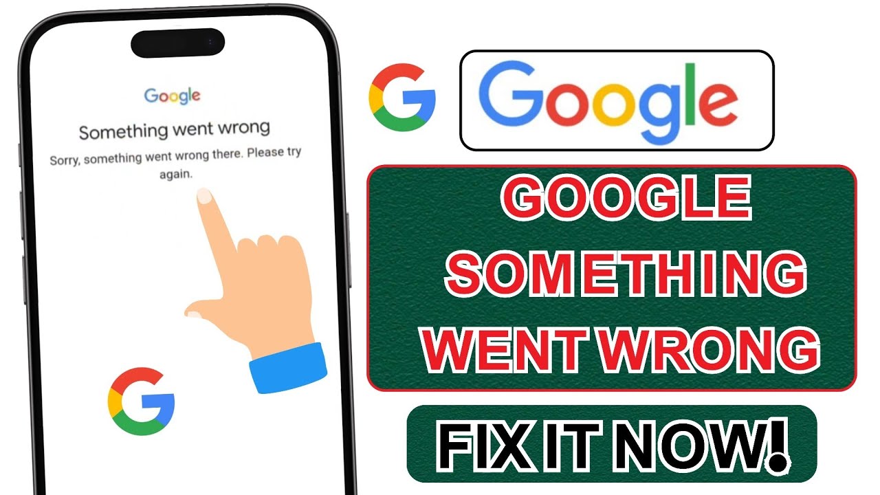 How To Fix Google “Something Went Wrong” Error (2026) | Easy Fix for Android & PC