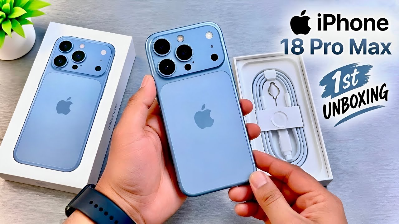 iPhone 18 Pro Max Unboxing | All Colours Hands-On Review |🔥