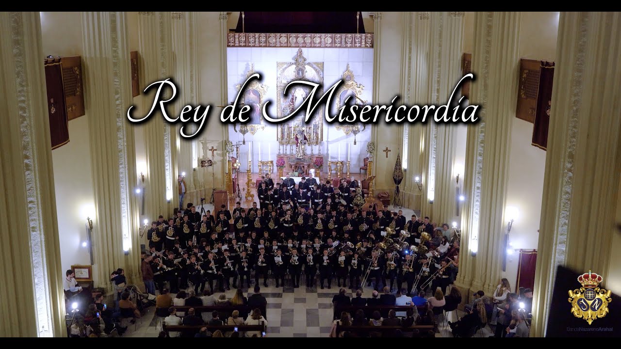 4K [REY DE MISERICORDIA] - BANDA NAZARENO ARAHAL - Concierto Hdad. Los Gitanos 2024