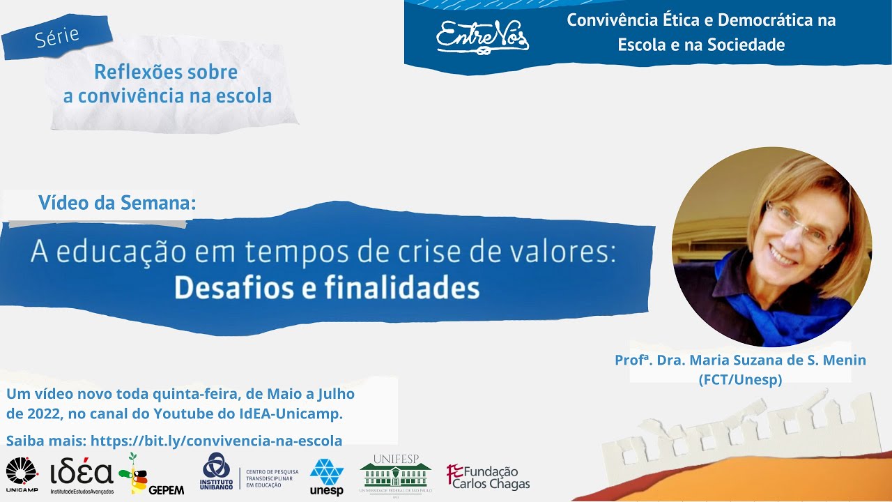 Educação em tempos de crise de valores: desafios e finalidades