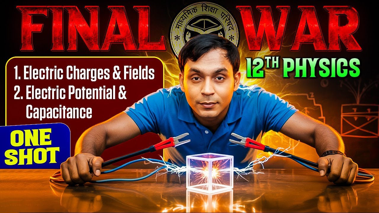 Class 12th Physics | Chapter 1 to 2 One Shot Revision | ⚔️FINAL WAR⚔️ | UP Board Exam 2026