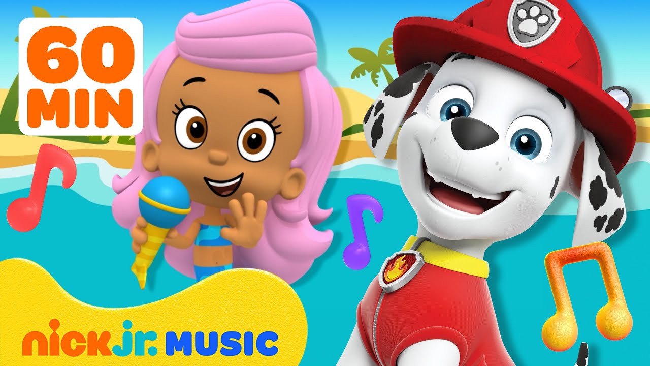 Summer Songs with Blaze, Bubble Guppies, PAW Patrol & More! 🌞 60 Minute Compilation | Nick Jr. Music