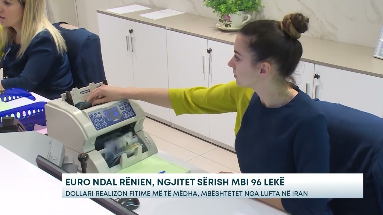 Euro ndal rënien, ngjitet sërish mbi 96 lekë - Dollari realizon fitime më të mëdha, mbështetet nga..