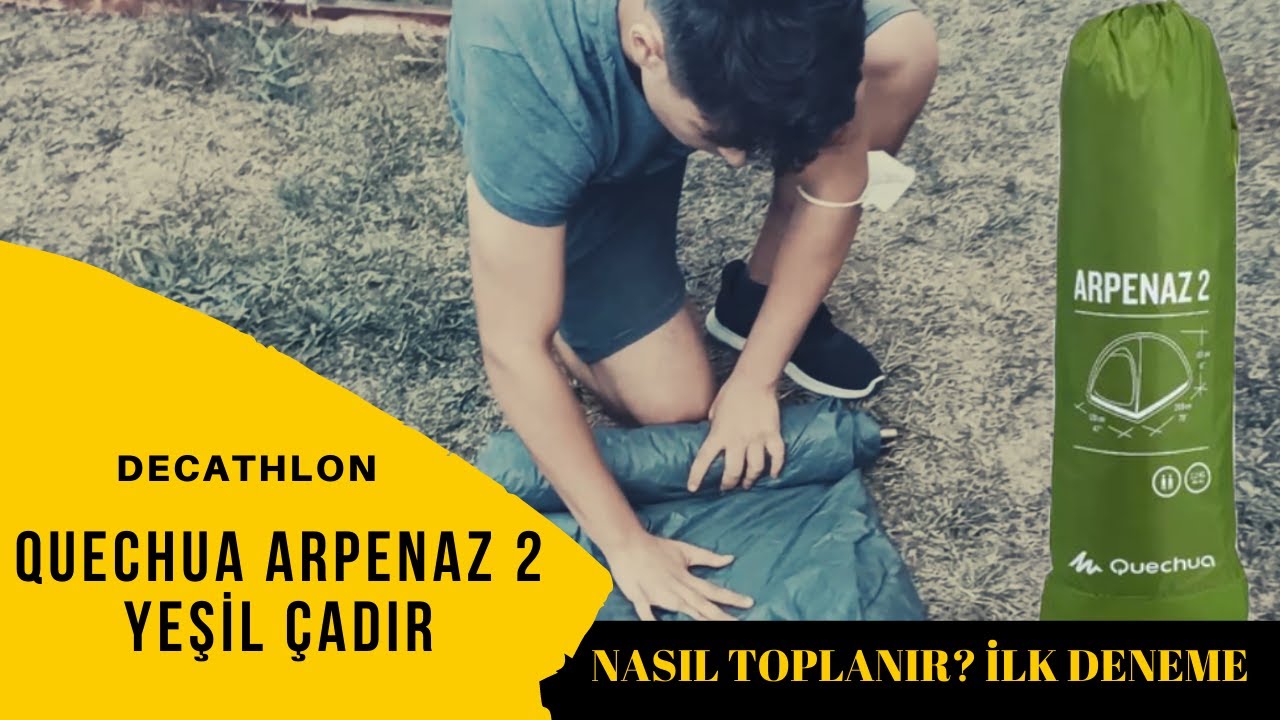 Arpenaz 2 Çadır Nasıl Toplanır - Püf Noktası İle Çadırı Başkasına Toplattım! Kılıfa Sığmayan Çadır!