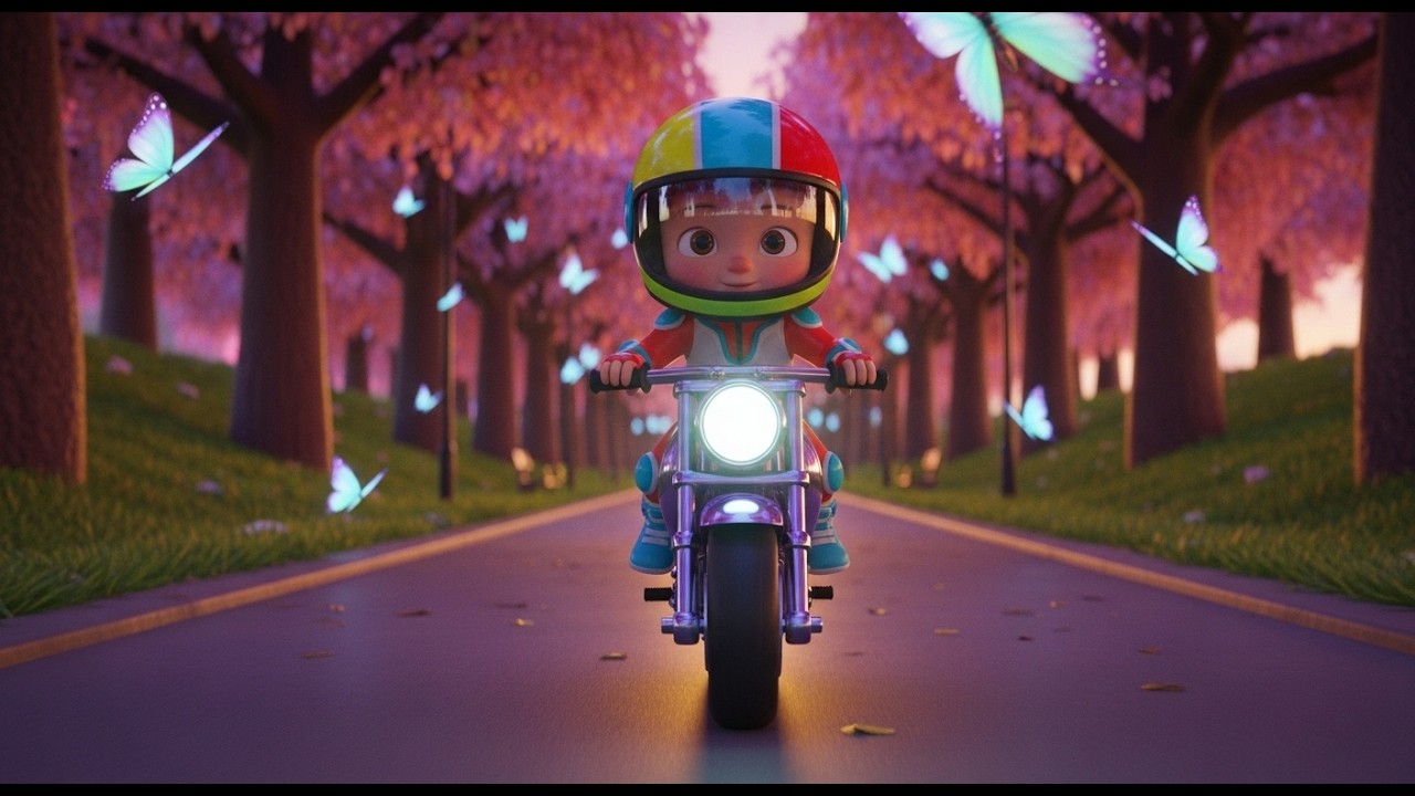Motorbike Ride Adventure – Fun Kids Songs & Zooming Rhymes Compilation and More Mixed Rhymes! 🏍️🎵