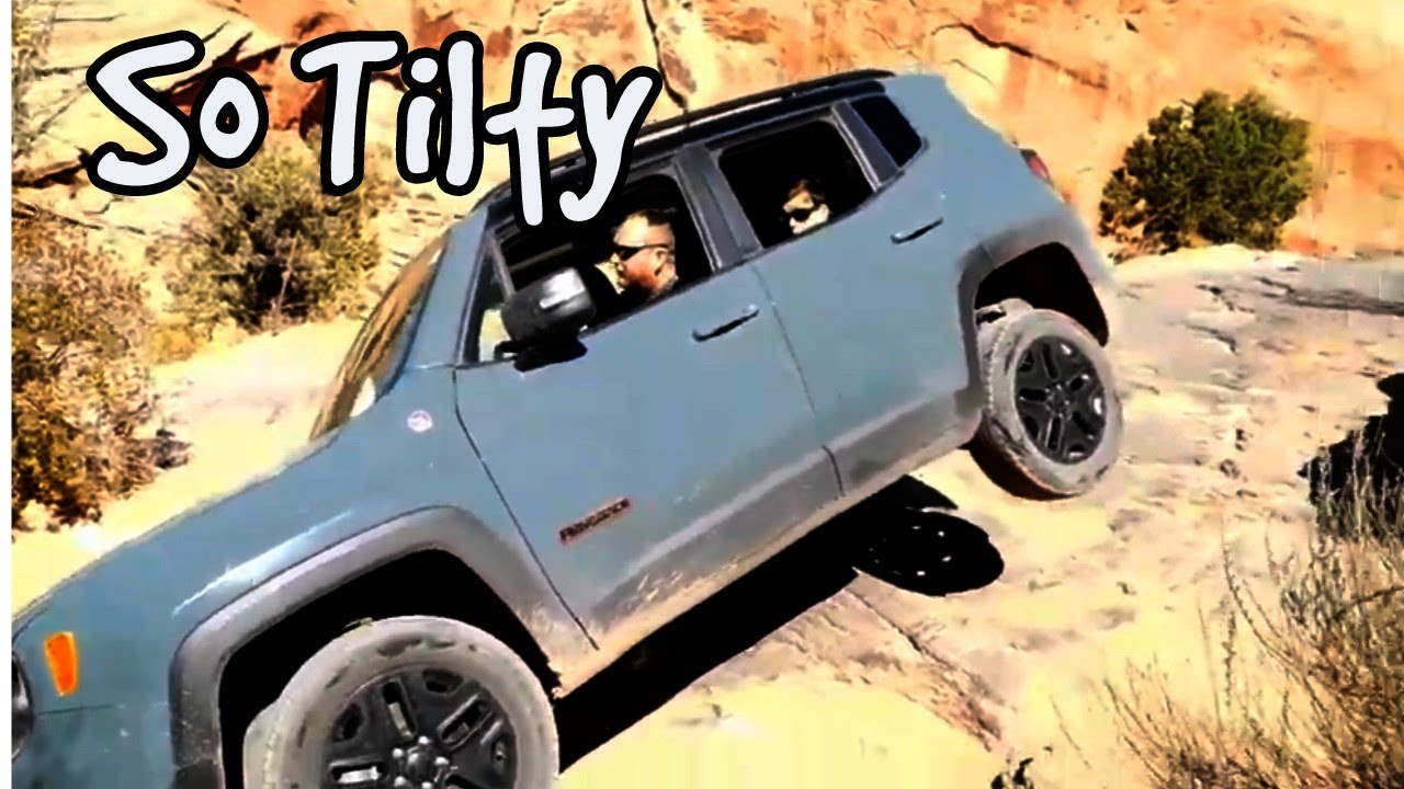 Baby Jeep Takes On Fins &Things An Off-Roading Trail/Jeep Renegade 4x4