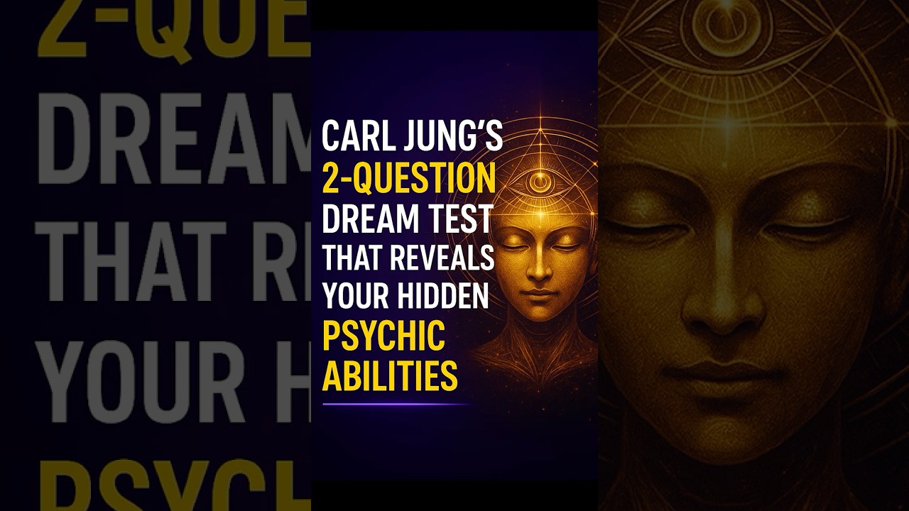 Carl Jung's 2-question Dream Test That Reveals Your Hidden Psychic Abilities  