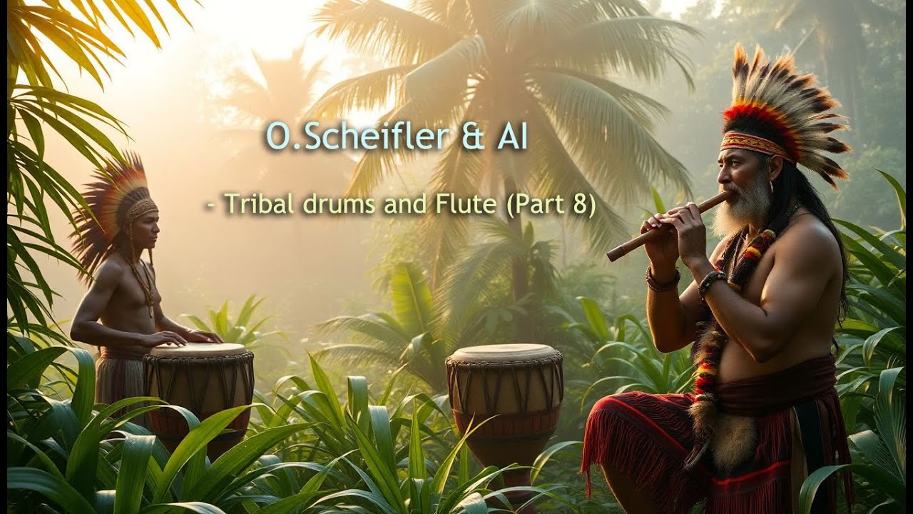 O Scheifler & AI - Tribal drums and Flute Part 8