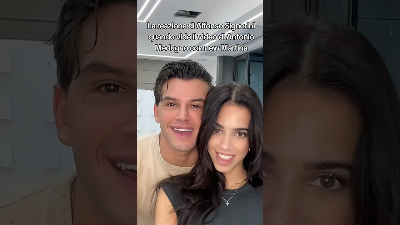 LA REAZIONE DI SIGNORINI QUANDO VIDE ANTONIO CON NEW MARTINA #signorini #newmartina #antoniomedugno