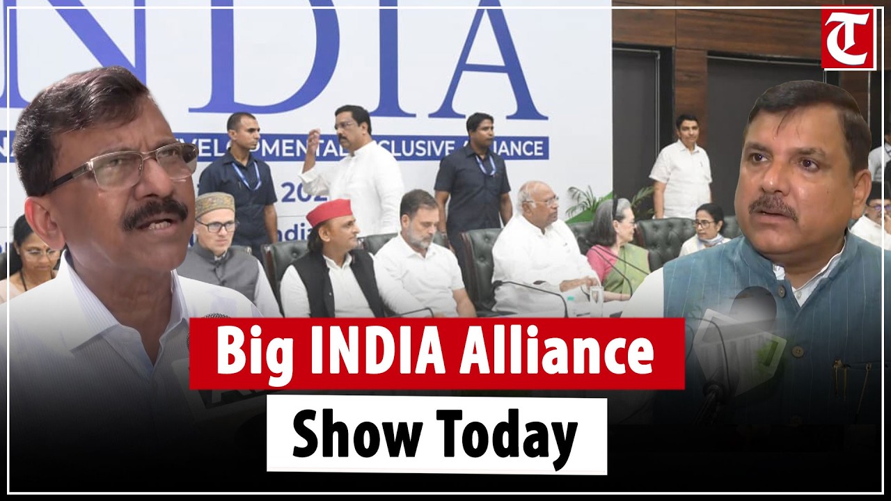 Opposition Leaders Arrive For INDIA Janbandhan Meeting In Delhi