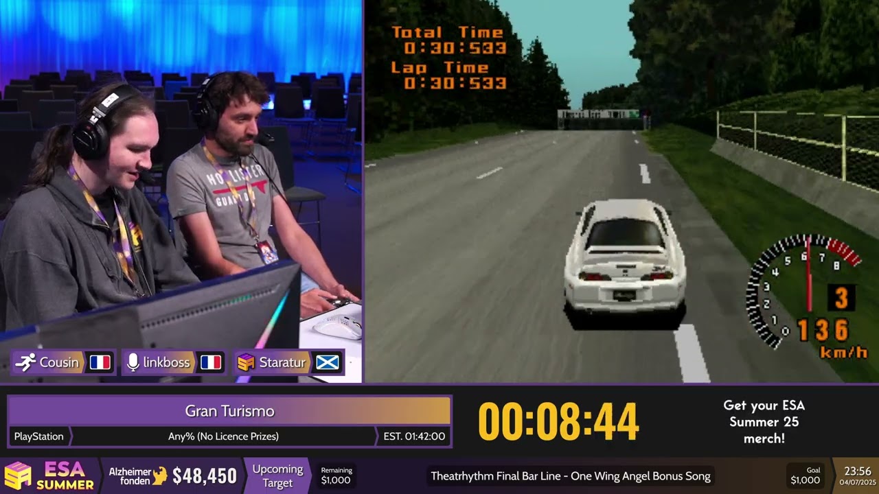 Gran Turismo [Any% (No Licence Prizes)] by Cousin - #ESASummer25