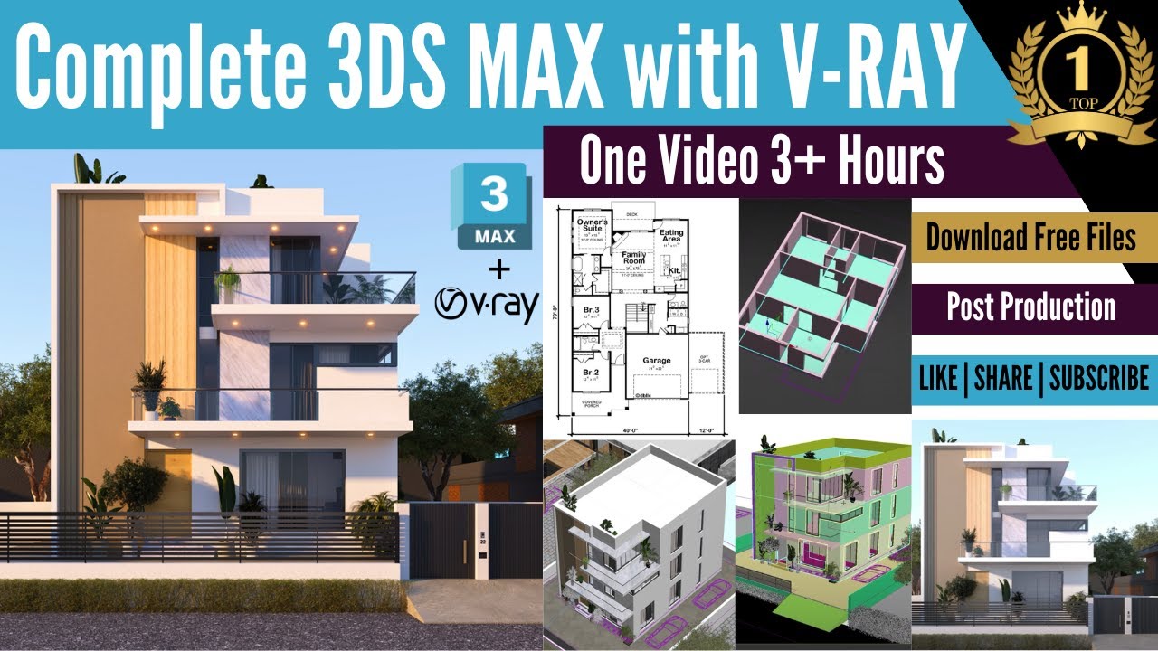 3ds Max & V-Ray Masterclass: The Complete Beginner’s Guide
