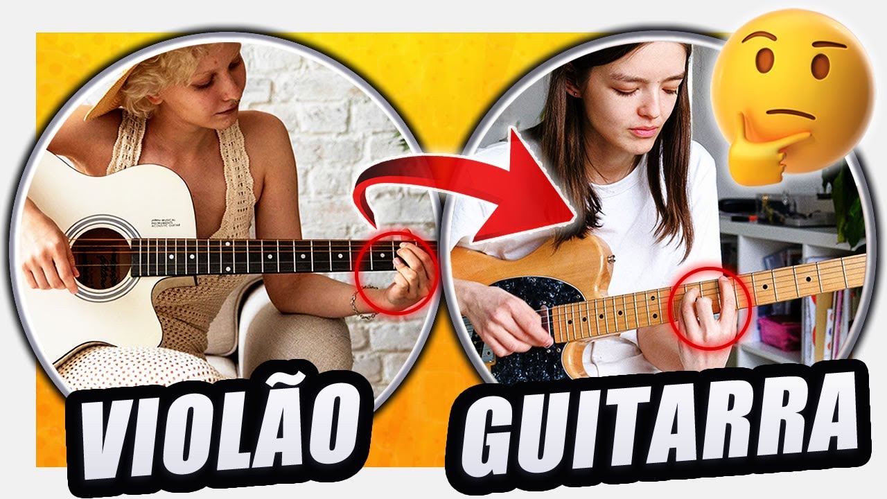 ACORDES DE VIOLÃO NA GUITARRA? (Nunca Mais)