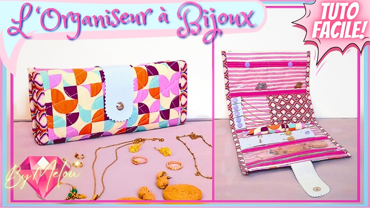 🎀Простой мастер-класс #DIY🎀Пошаговое шитье Органайзер для украшений BY MÉLOU 🥰