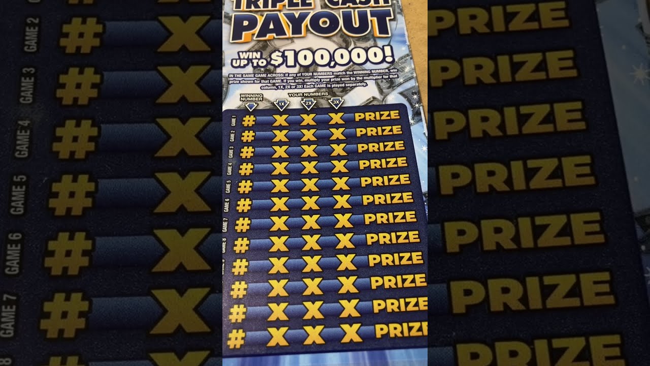Triple cash payout Arizona scratch ticket😝😝😝😝😝