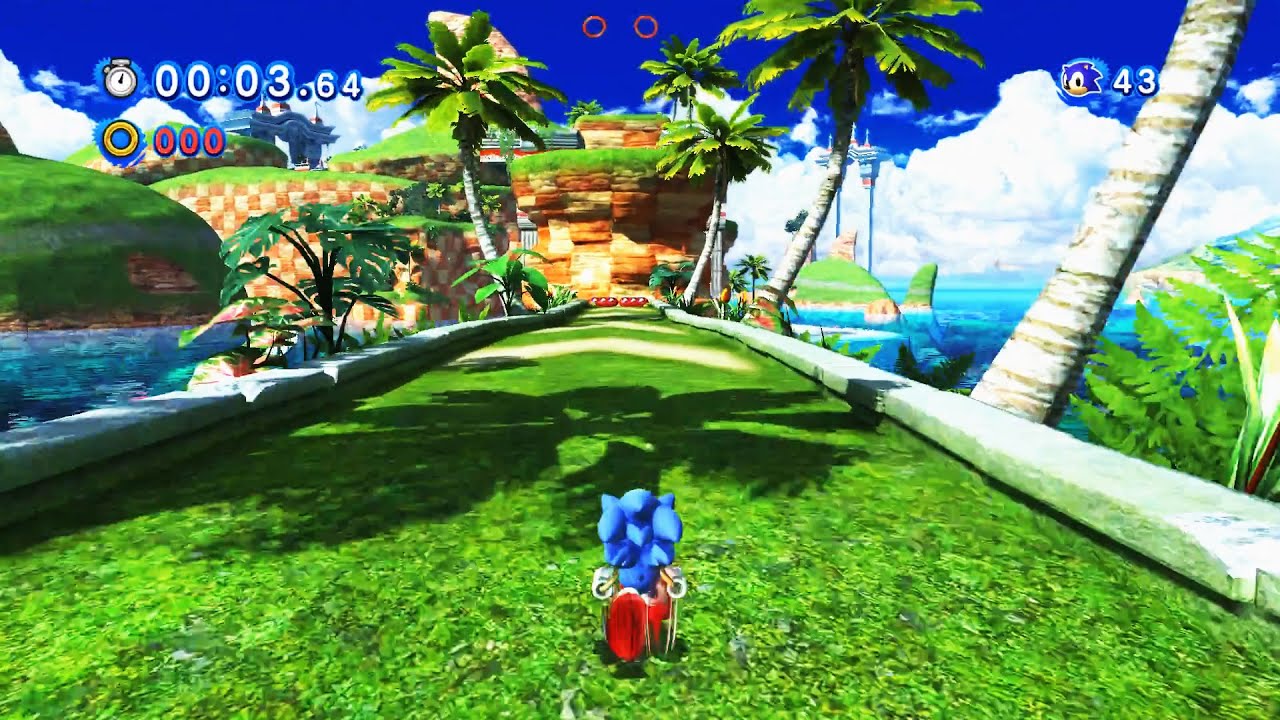 Classic Sonic in 3D - Seaside Hill (Sonic Generations)