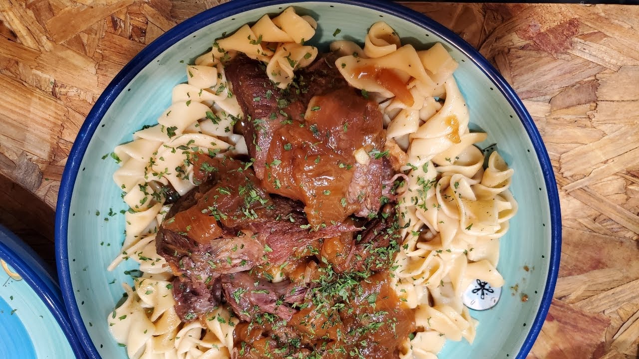 Low and Slow Beef Chuck Pot Roast, Dutch Oven, Wood Stove-He Earned It #whatscookin