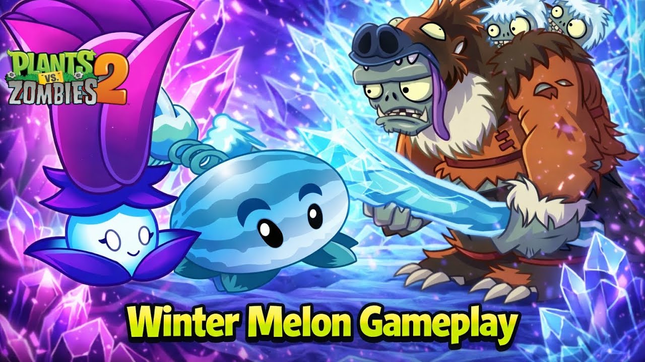 Winter Melon Gameplay ( Plants Vs Zombies 2 It's About Time ) #plantsvszombies2gameplay 