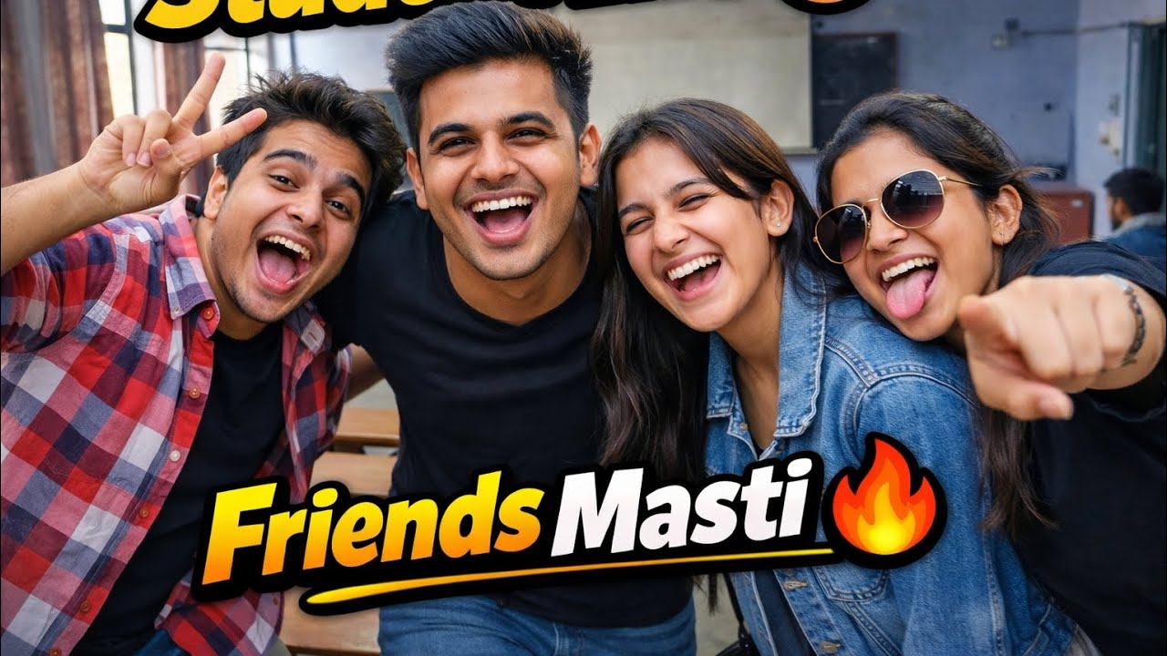 “Friends ke Saath Ek Din 😜 | Student Daily Life Vlog”