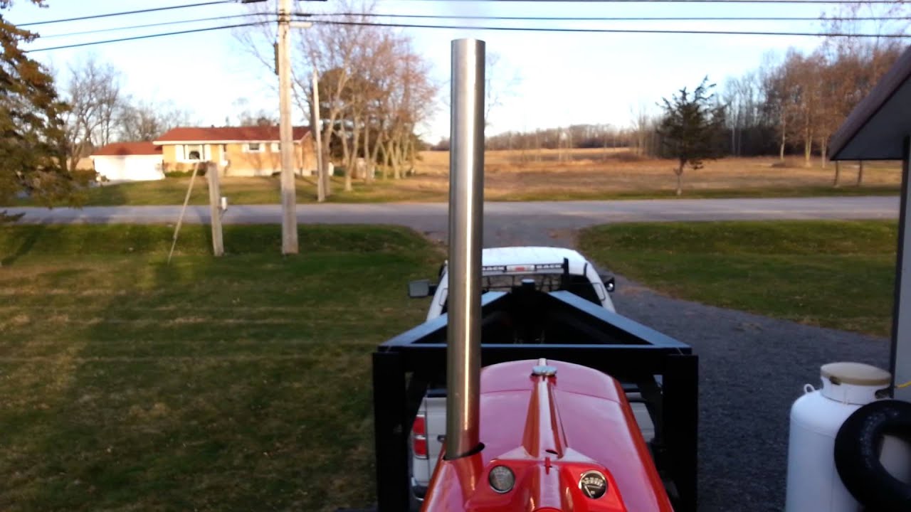 Farmall M with 7.3L cold start