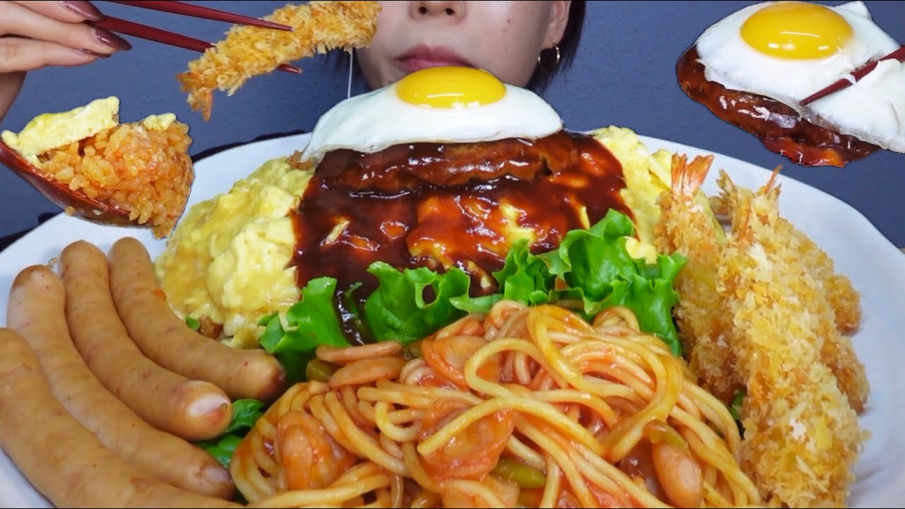 【ハンバーグオムライス】ASMR