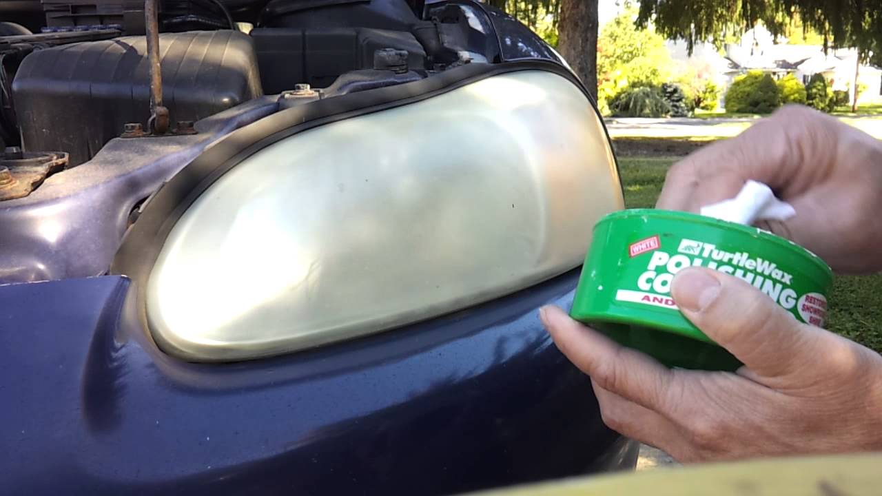 How to clean and restore foggy headlights