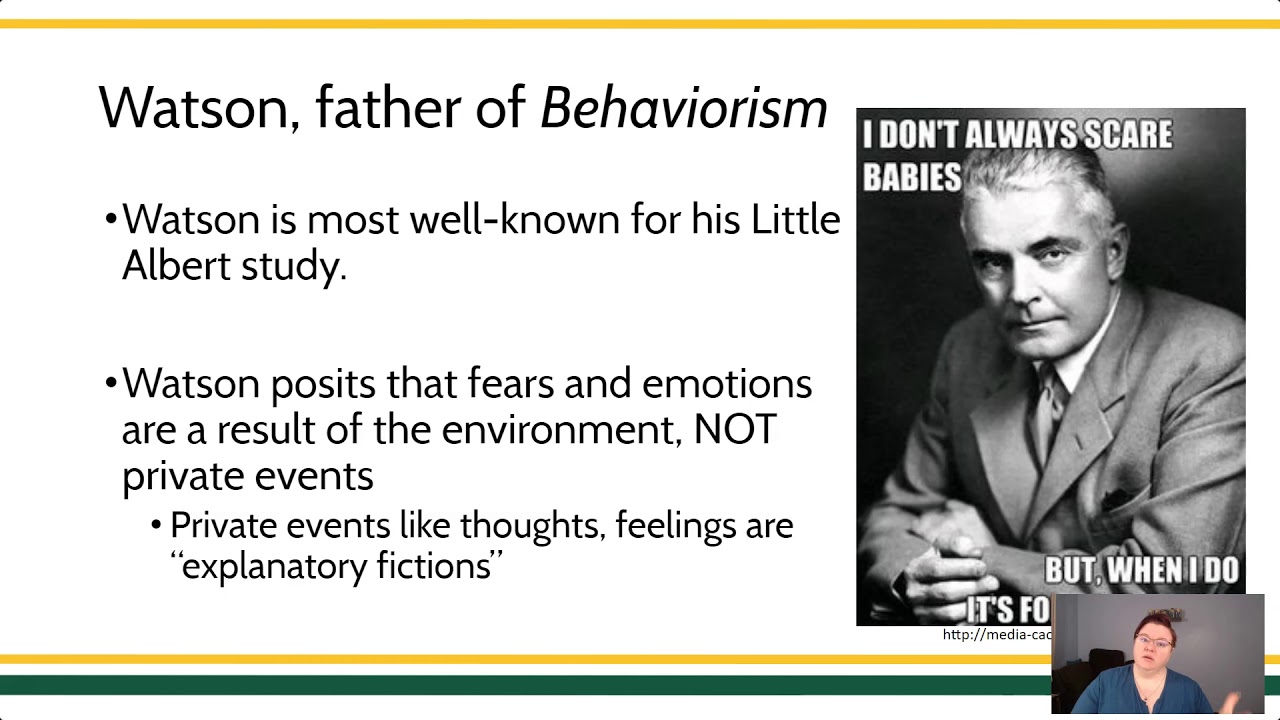 The History of Behavior Analysis