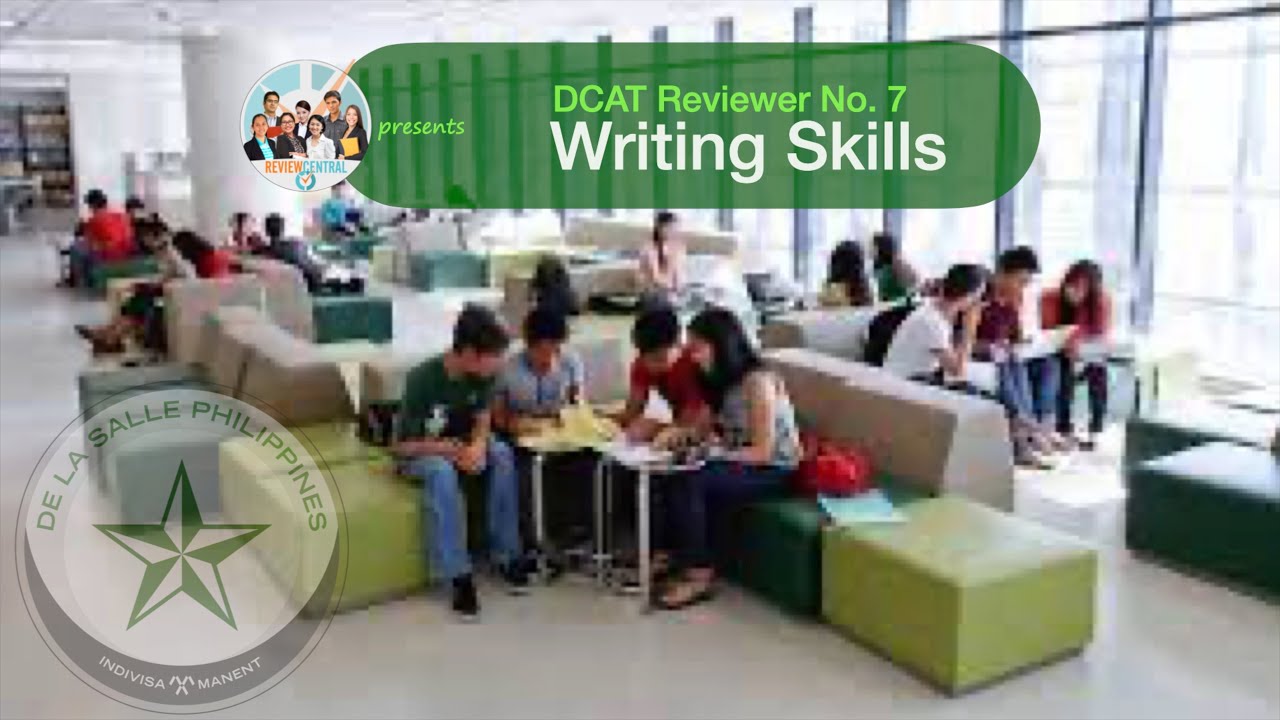 DCAT Reviewer No. 7: Writing Skills | #reviewcentral #dcat #dlsu  #freereviewer #animolasalle