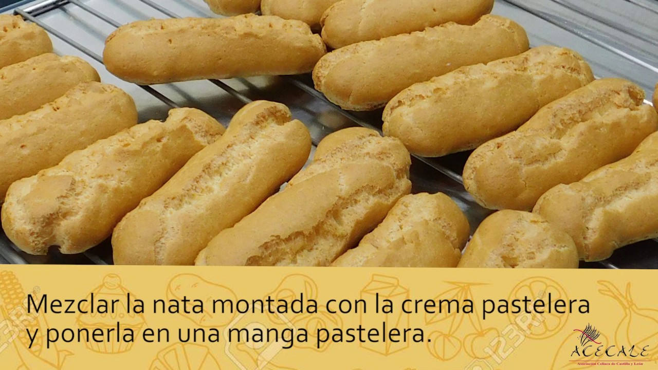 Éclairs sin gluten