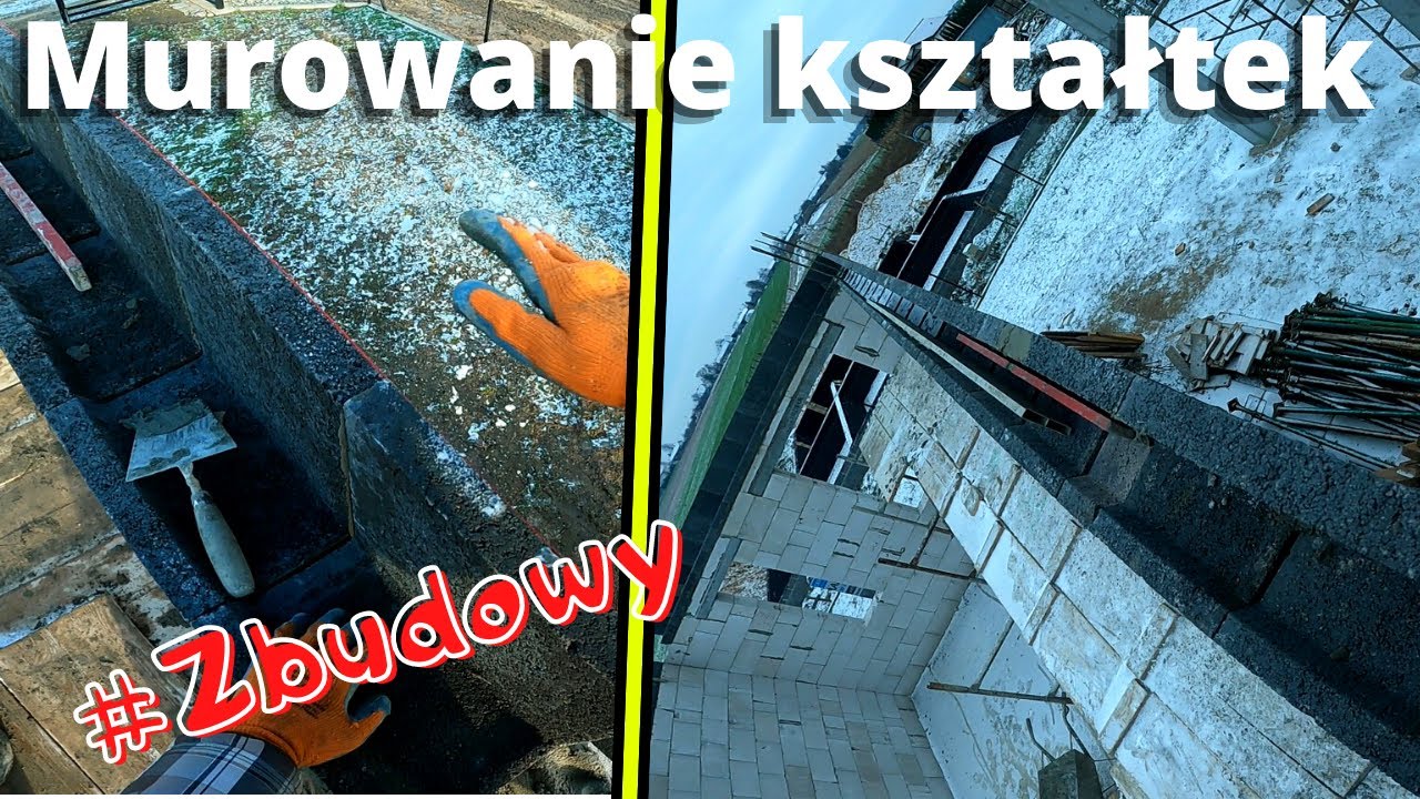 Murowanie kształtek,elek stropowych na zaprawę.Szalunek tracony.Majster zamotany.#Zbudowy