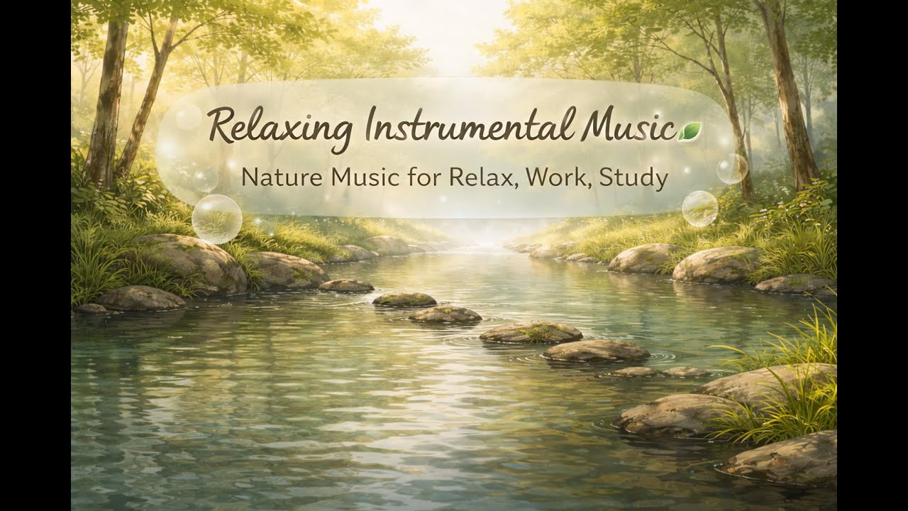 Relaxing Instrumental Music 🌿 Nature Music for Relax, Work, Study