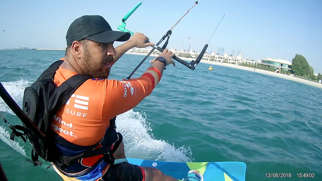 Diastey kitesurfing in dubai by Airush Ultra V2 - 16-7-2019